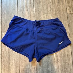 Nike Dri Fit Running Shorts. Women’s Size Medium. Blue.